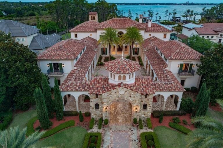 A massive Palladian home is now on the market in Orlando area for $16M