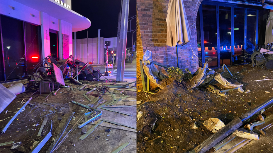Video: SUV loses control, slams into Orlando restaurant patio